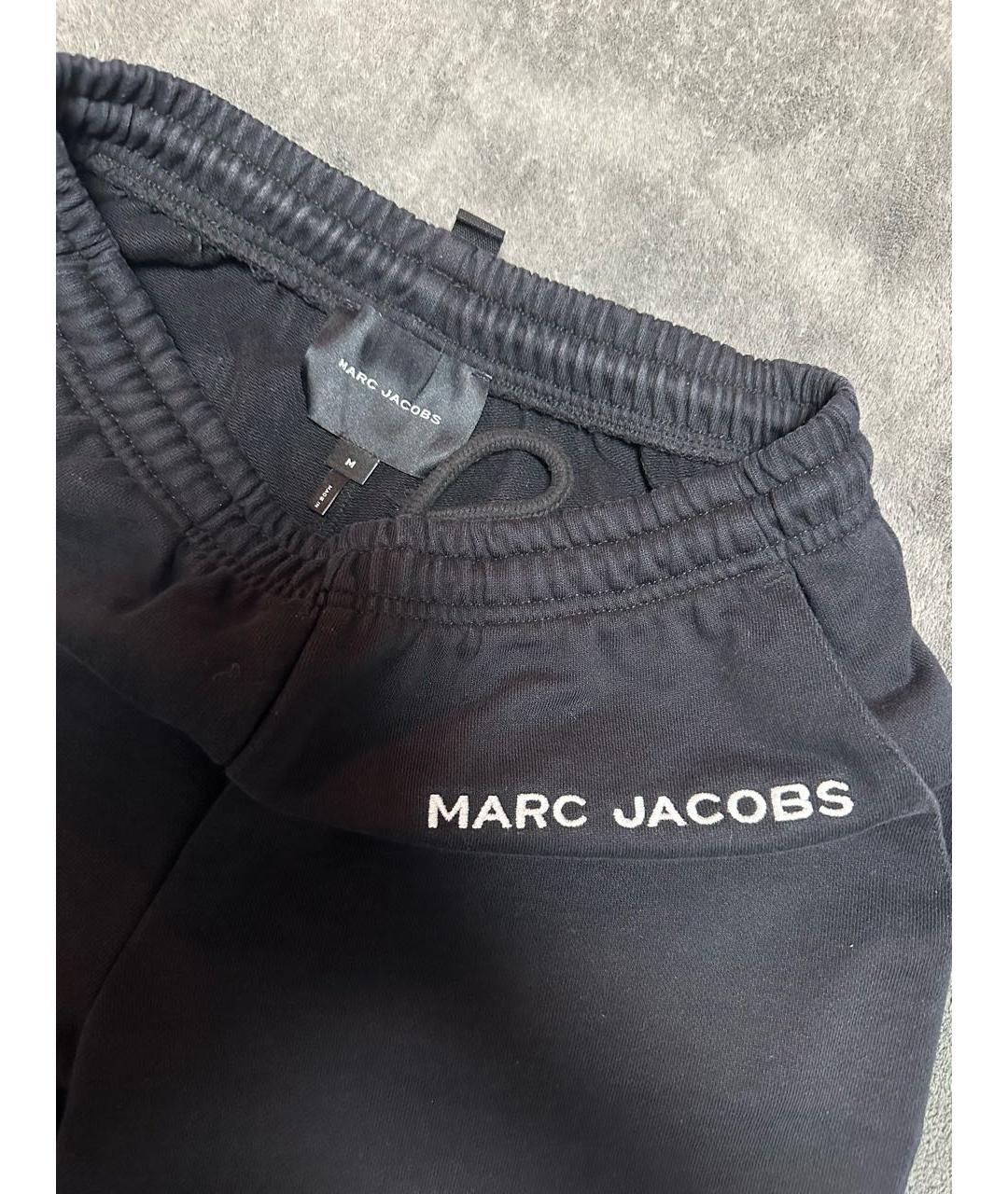 MARC BY MARC JACOBS Черные хлопковые брюки широкие, фото 4