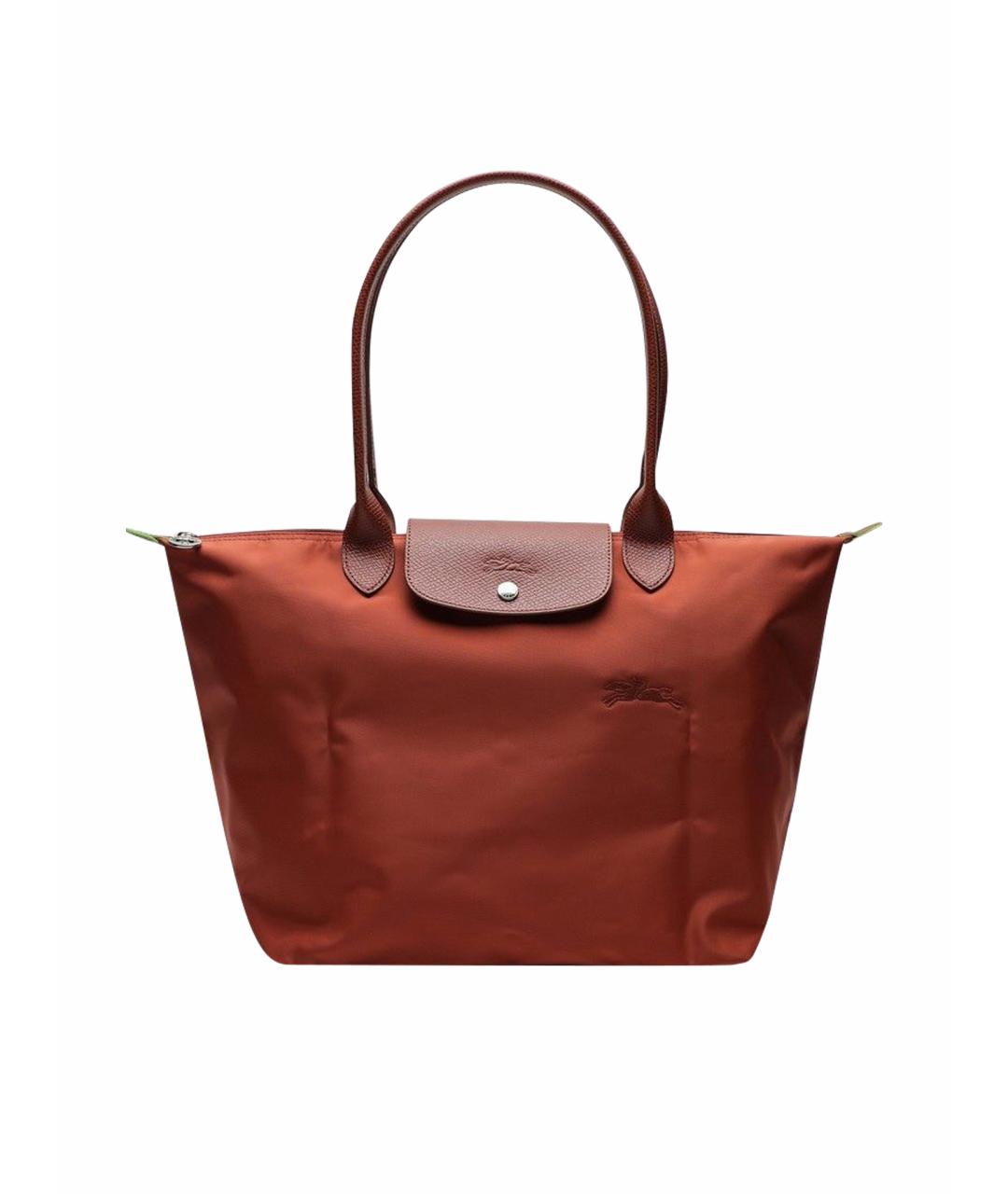 LONGCHAMP Красная синтетическая сумка тоут, фото 1