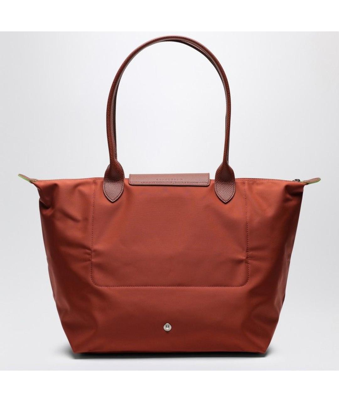 LONGCHAMP Красная синтетическая сумка тоут, фото 2