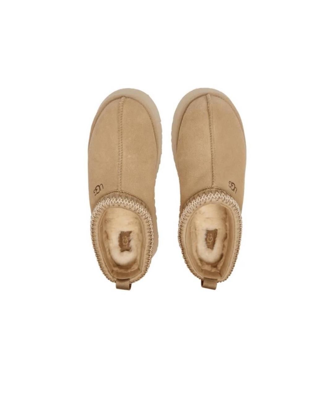 UGG AUSTRALIA Бежевые замшевые ботинки, фото 3