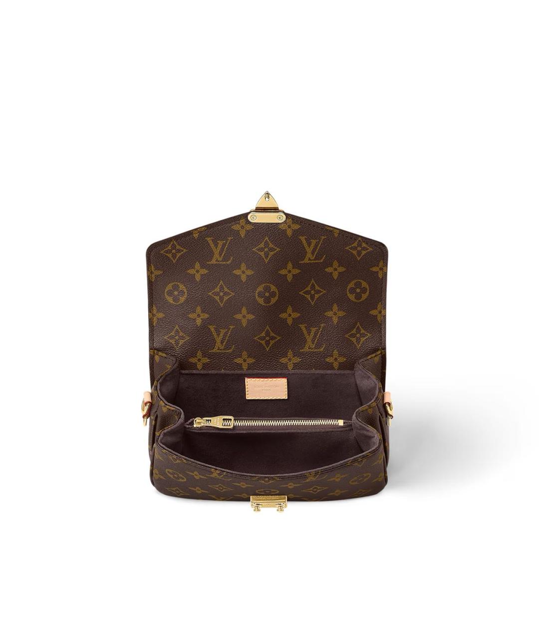 LOUIS VUITTON Коричневая сумка через плечо, фото 2