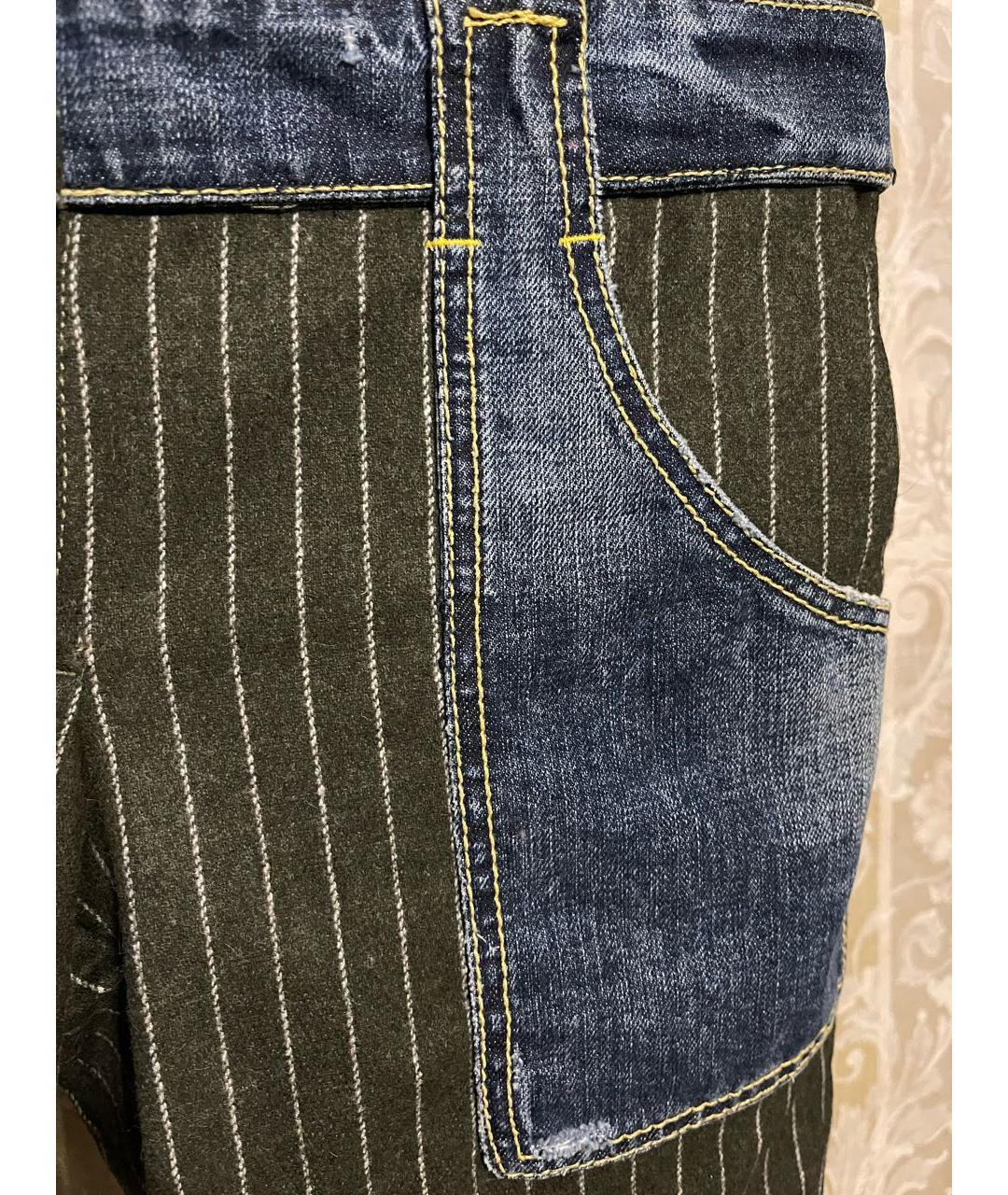 ICEBERG Зеленые шерстяные шорты, фото 4