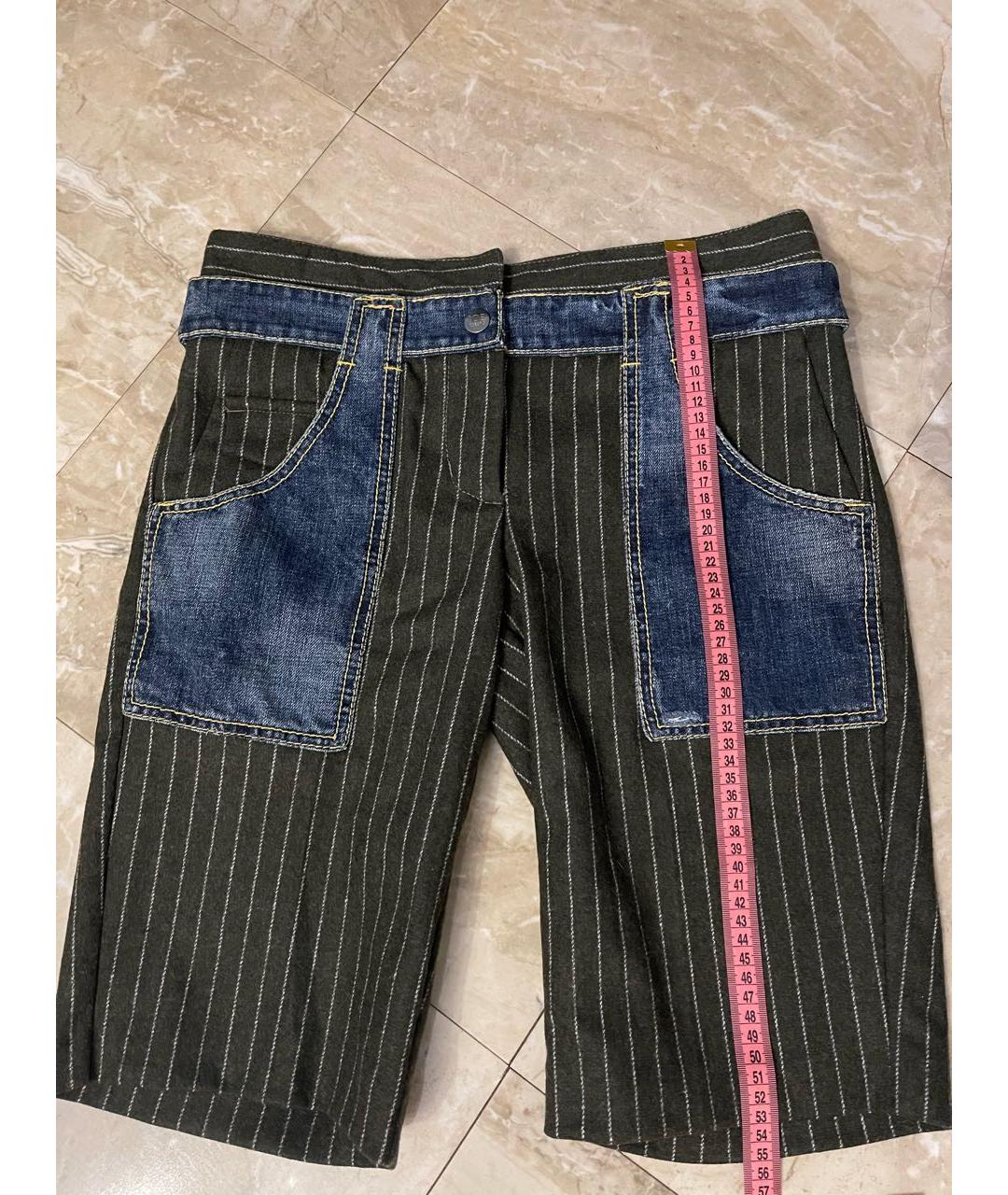 ICEBERG Зеленые шерстяные шорты, фото 6