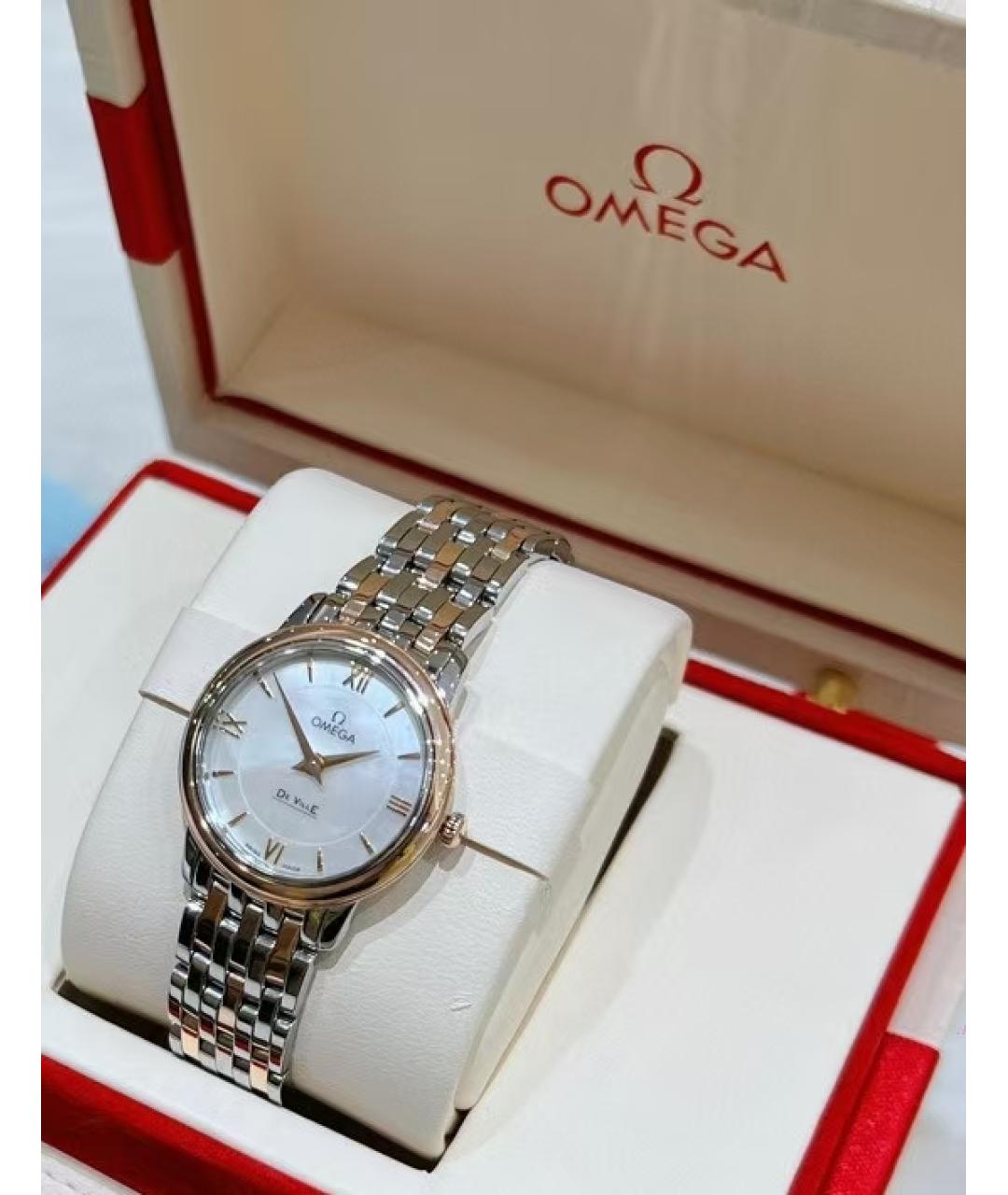 OMEGA Золотые часы из розового золота, фото 2