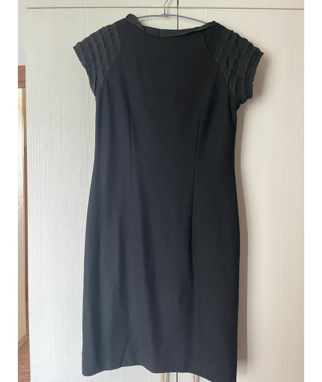 STELLA MCCARTNEY Черное шерстяное повседневное платье, фото 2