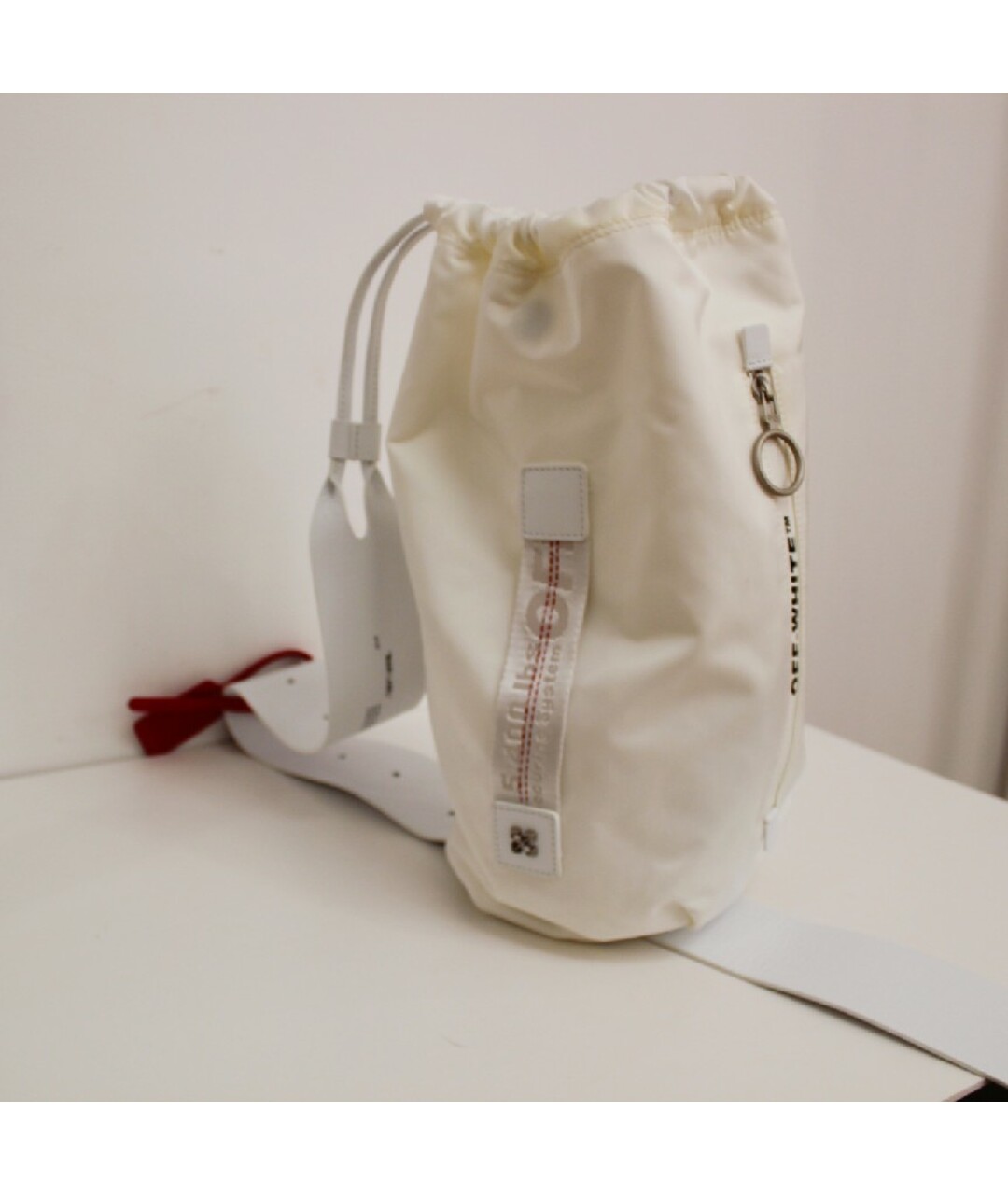 OFF-WHITE Белый рюкзак, фото 2