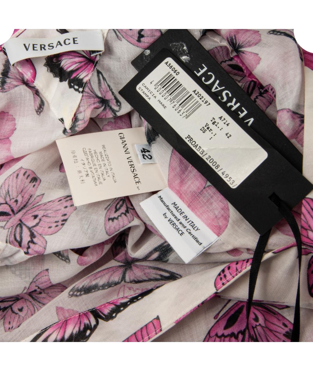 VERSACE Мульти хлопковая блузы, фото 4