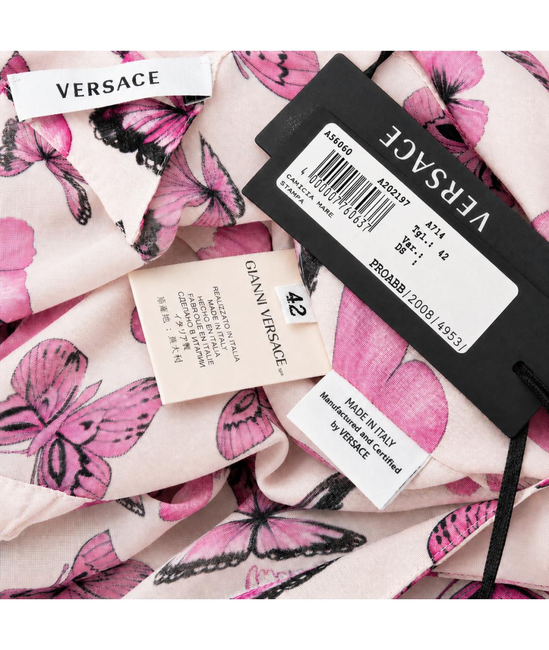 VERSACE Мульти хлопковая блузы, фото 4