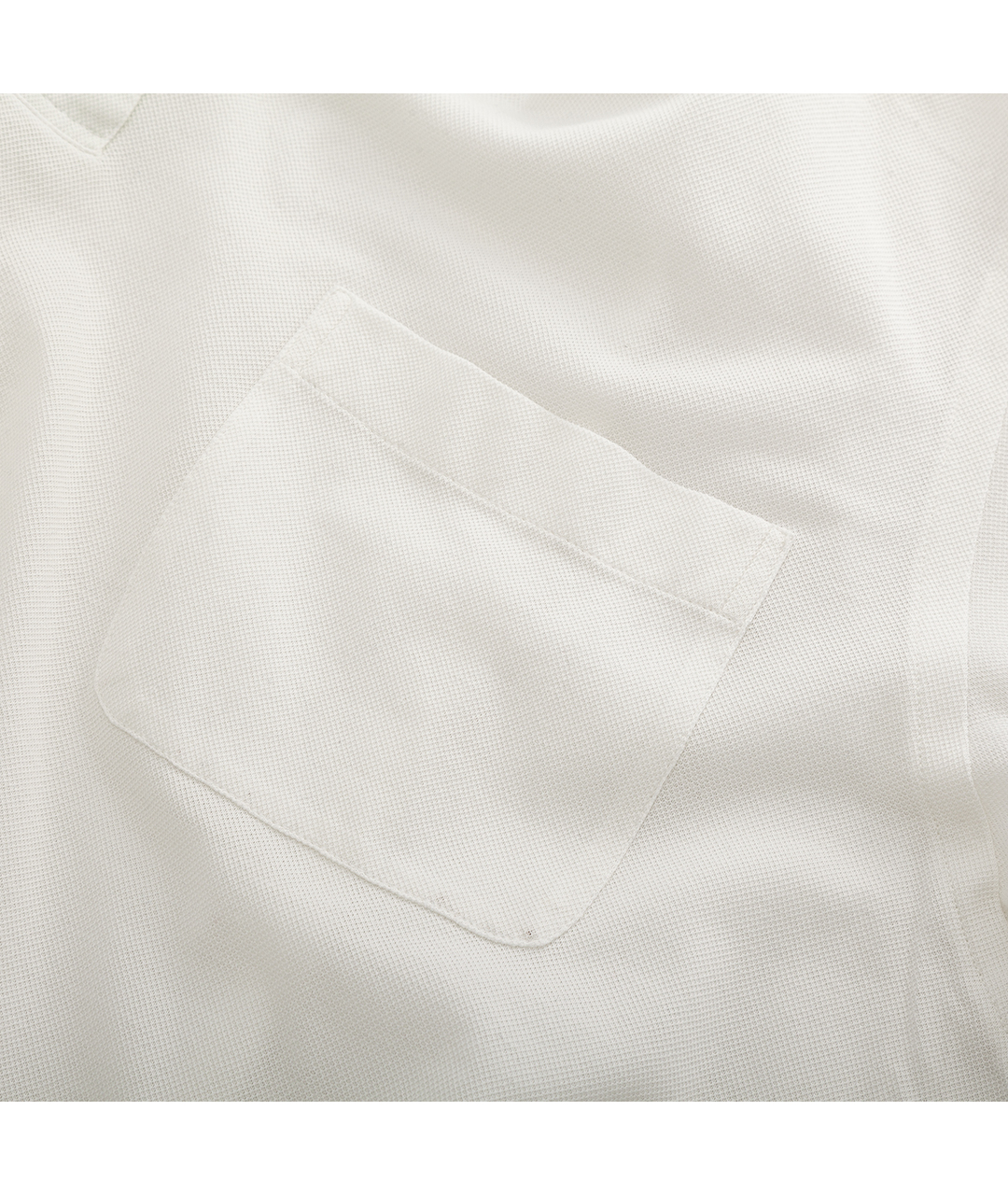 BRIONI Белое хлопковое поло с коротким рукавом, фото 4