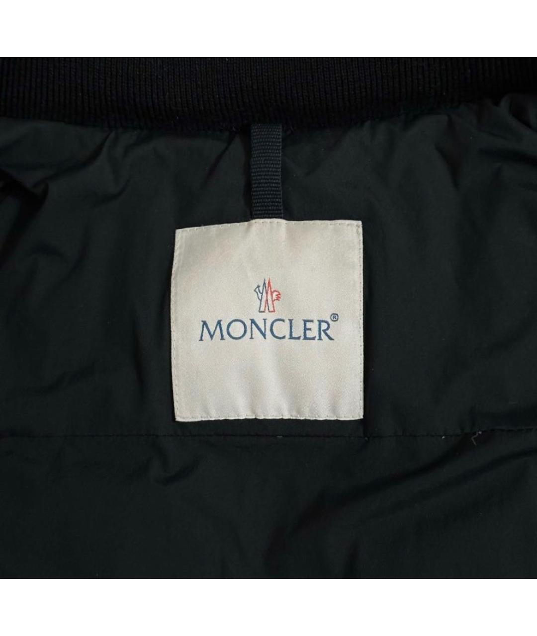 MONCLER Черная полиамидовая куртка, фото 6