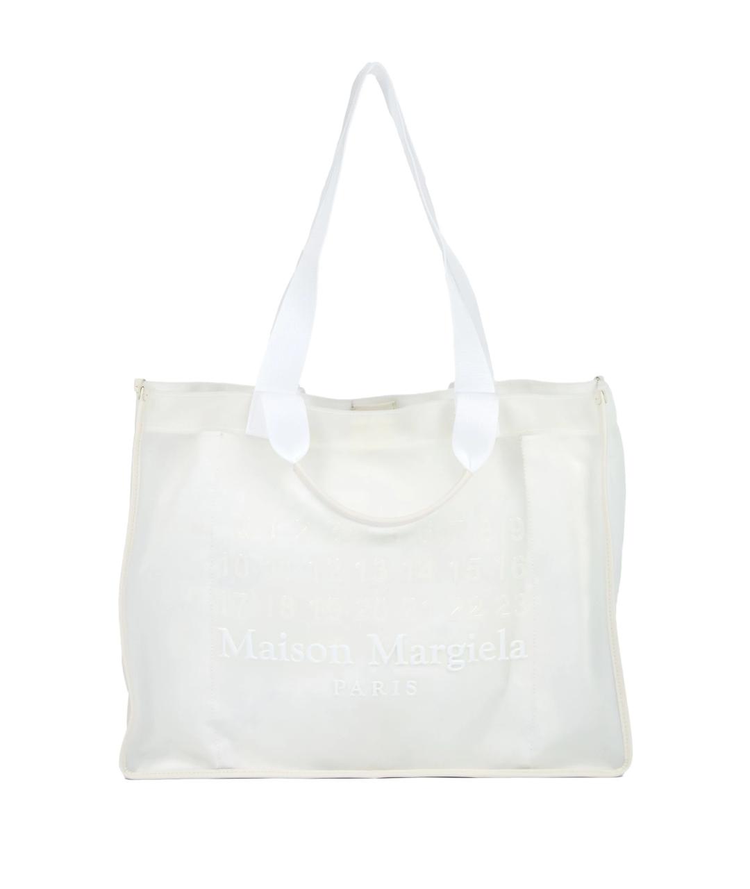 MAISON MARGIELA Белая сумка тоут, фото 1