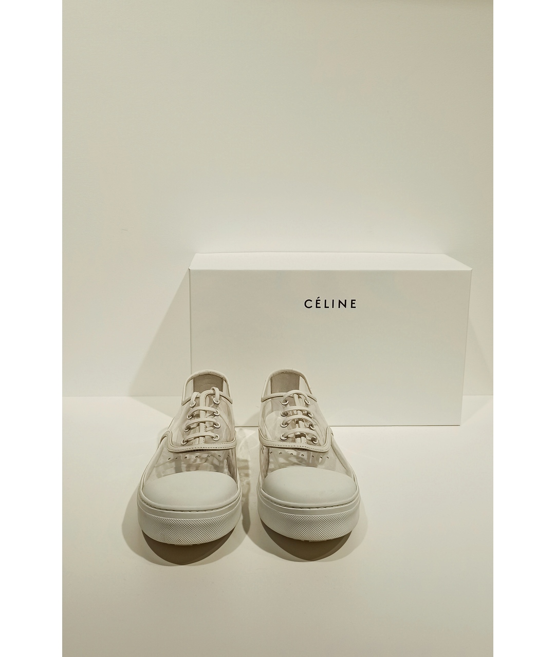 CELINE PRE-OWNED Белые кроссовки, фото 6