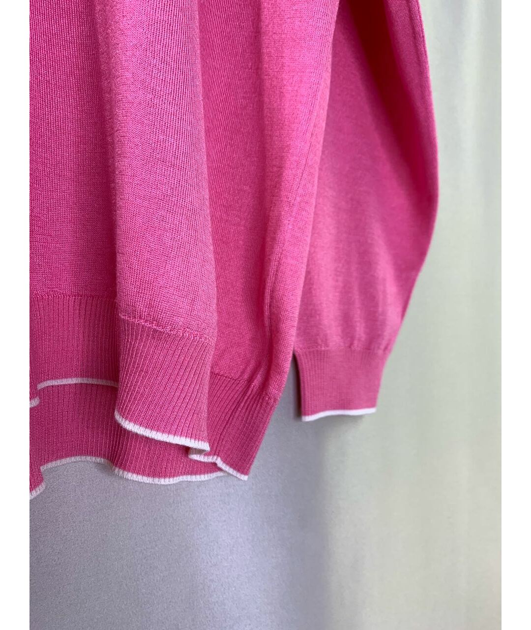 BRIONI Розовый кашемировый джемпер / свитер, фото 5
