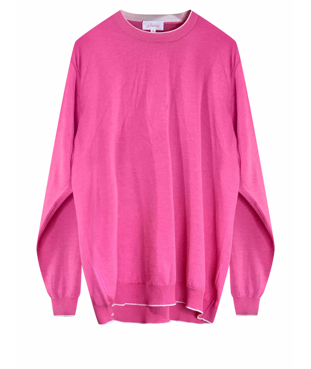 BRIONI Розовый кашемировый джемпер / свитер, фото 1
