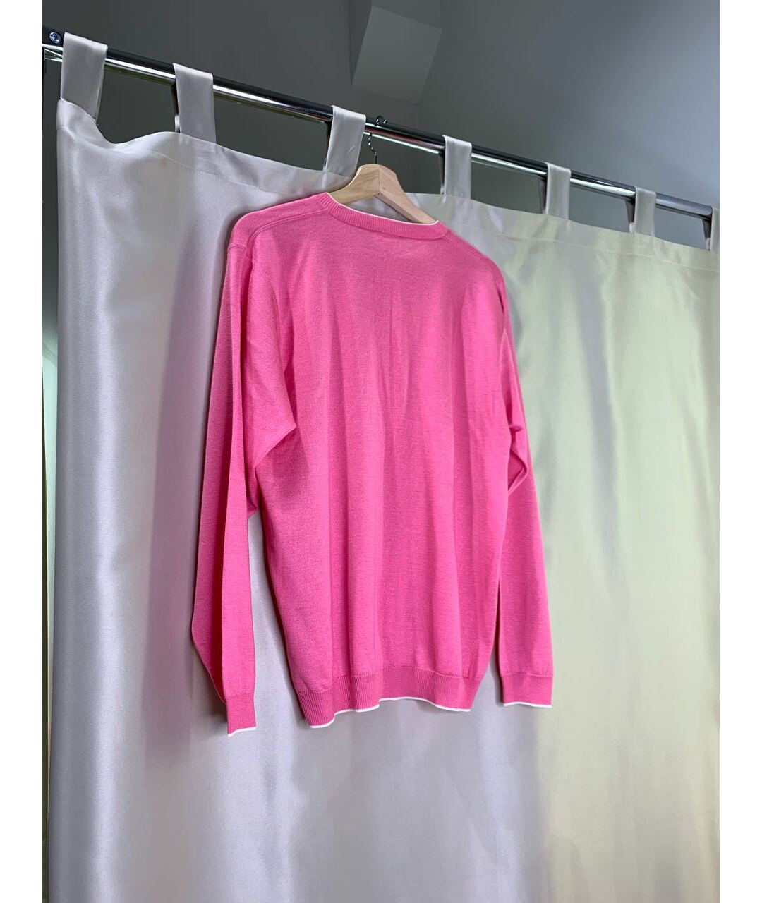 BRIONI Розовый кашемировый джемпер / свитер, фото 2
