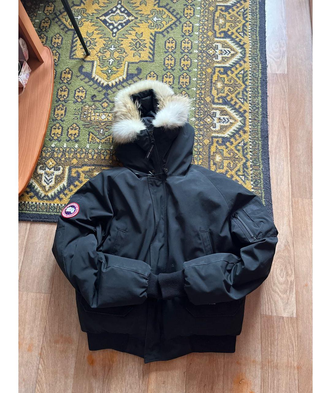 CANADA GOOSE Черная деним куртка, фото 2