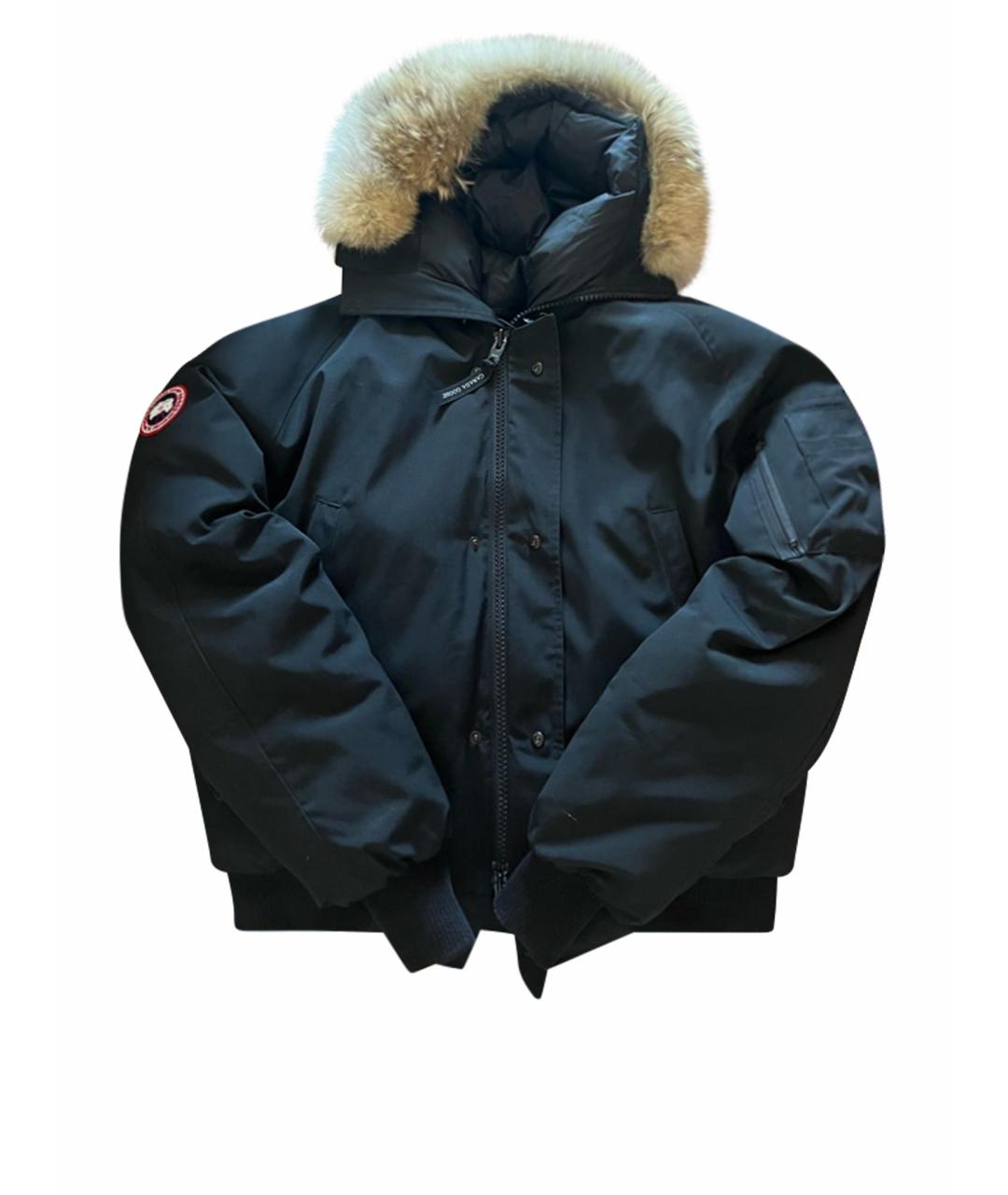 CANADA GOOSE Черная деним куртка, фото 1