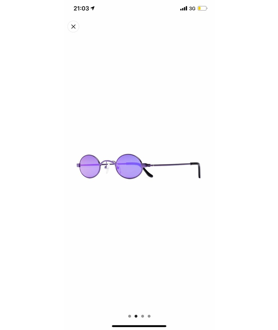 ROBERI&FRAUD Фиолетовые солнцезащитные очки, фото 5