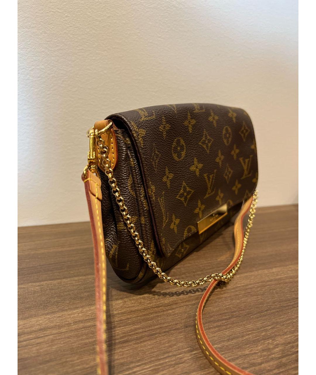 LOUIS VUITTON Коричневая сумка через плечо, фото 2