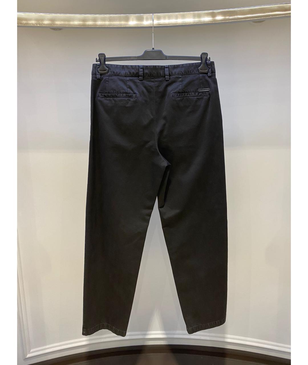 DOLCE&GABBANA Серые хлопковые прямые джинсы, фото 2