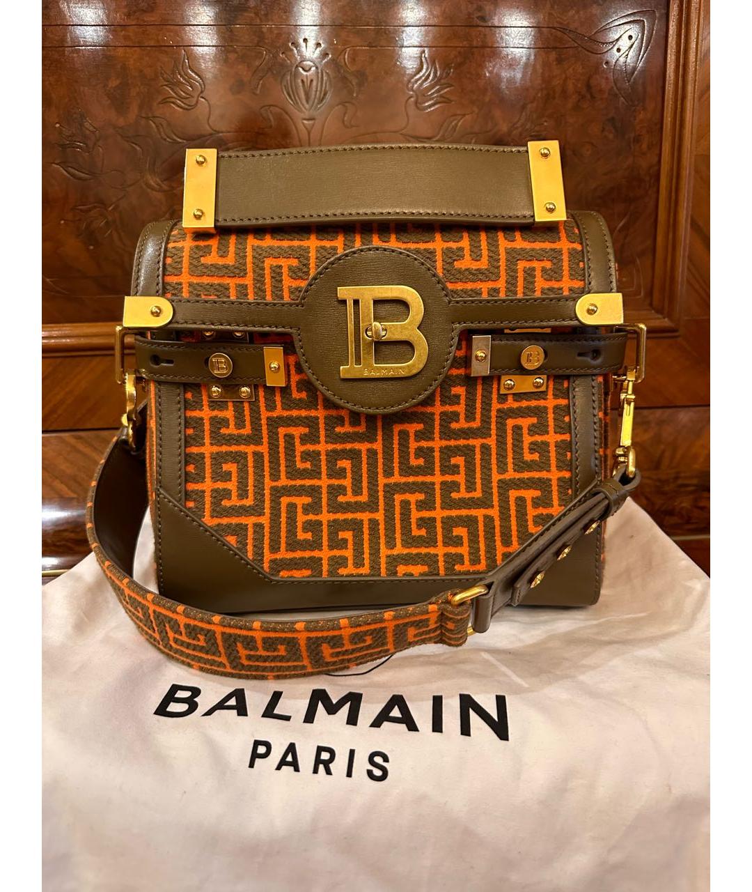 BALMAIN Мульти тканевая сумка через плечо, фото 9