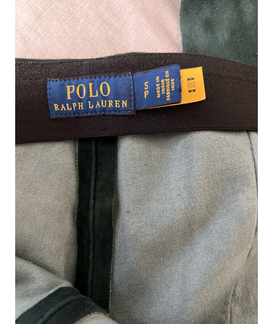 POLO RALPH LAUREN Замшевые брюки узкие, фото 3