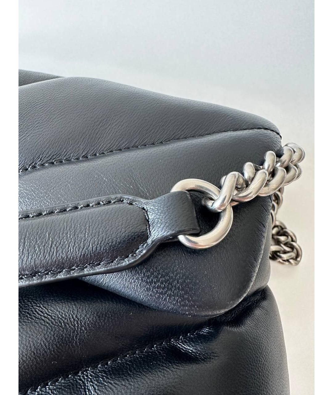 PINKO Черная кожаная сумка через плечо, фото 9