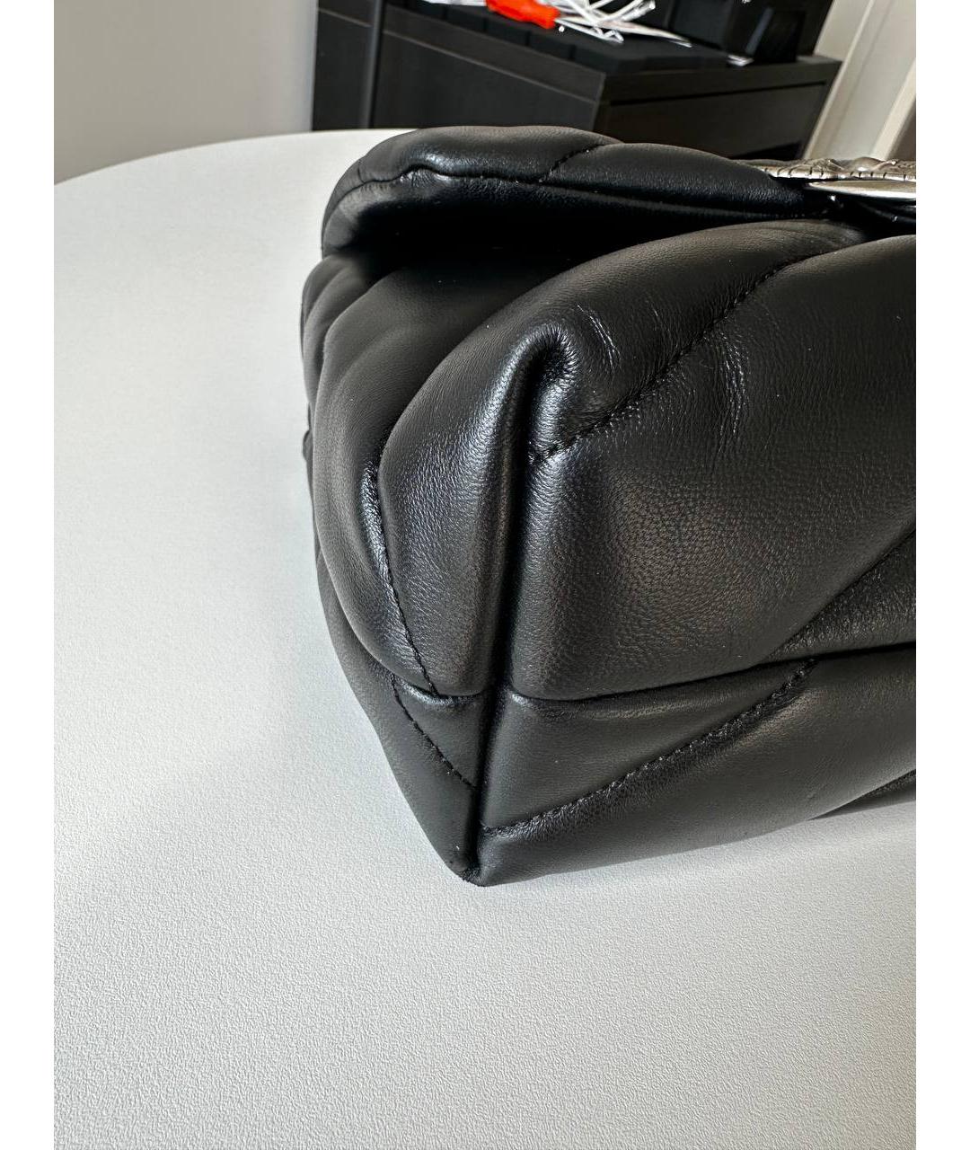 PINKO Черная кожаная сумка через плечо, фото 7