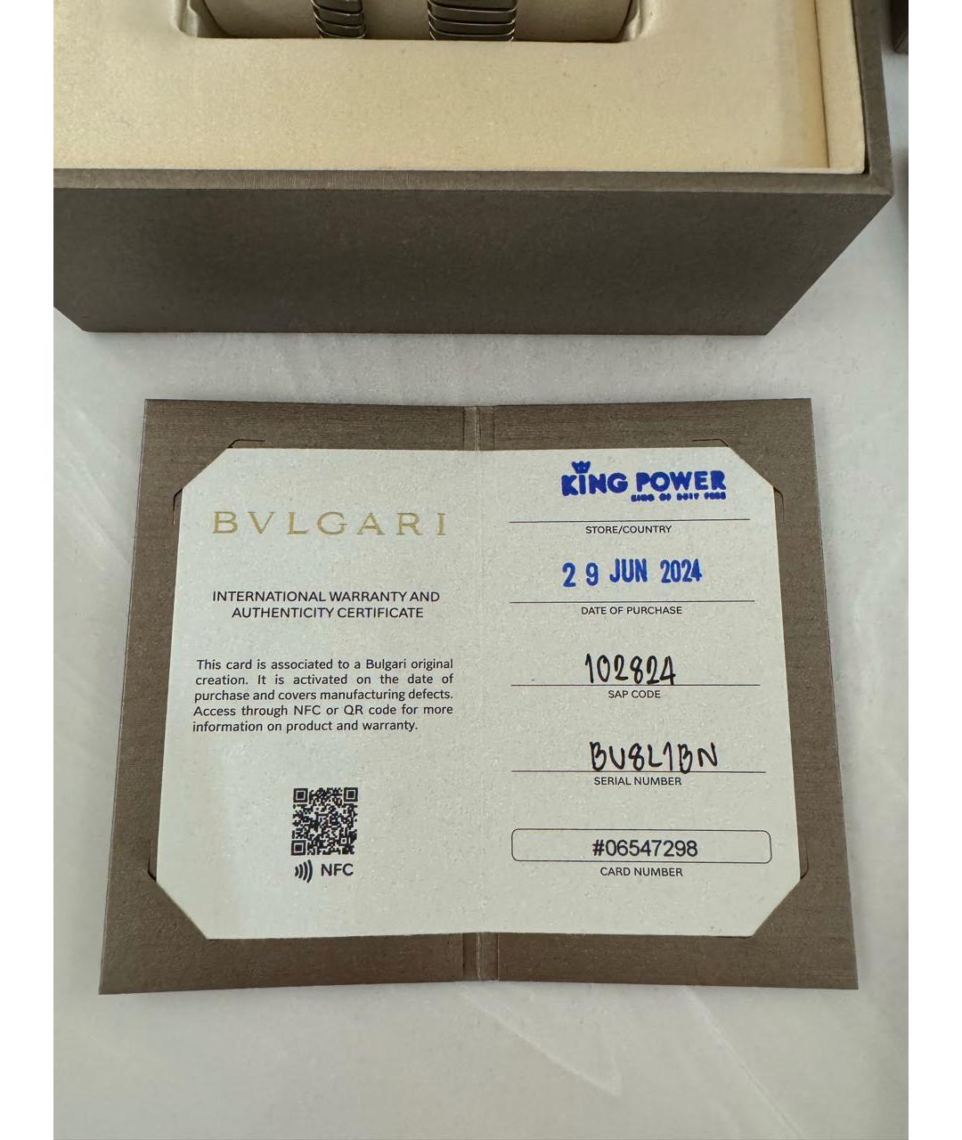 BVLGARI Серебряные часы, фото 4