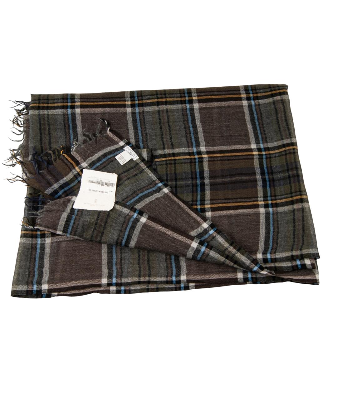 BRUNELLO CUCINELLI Мульти кашемировый шарф, фото 3