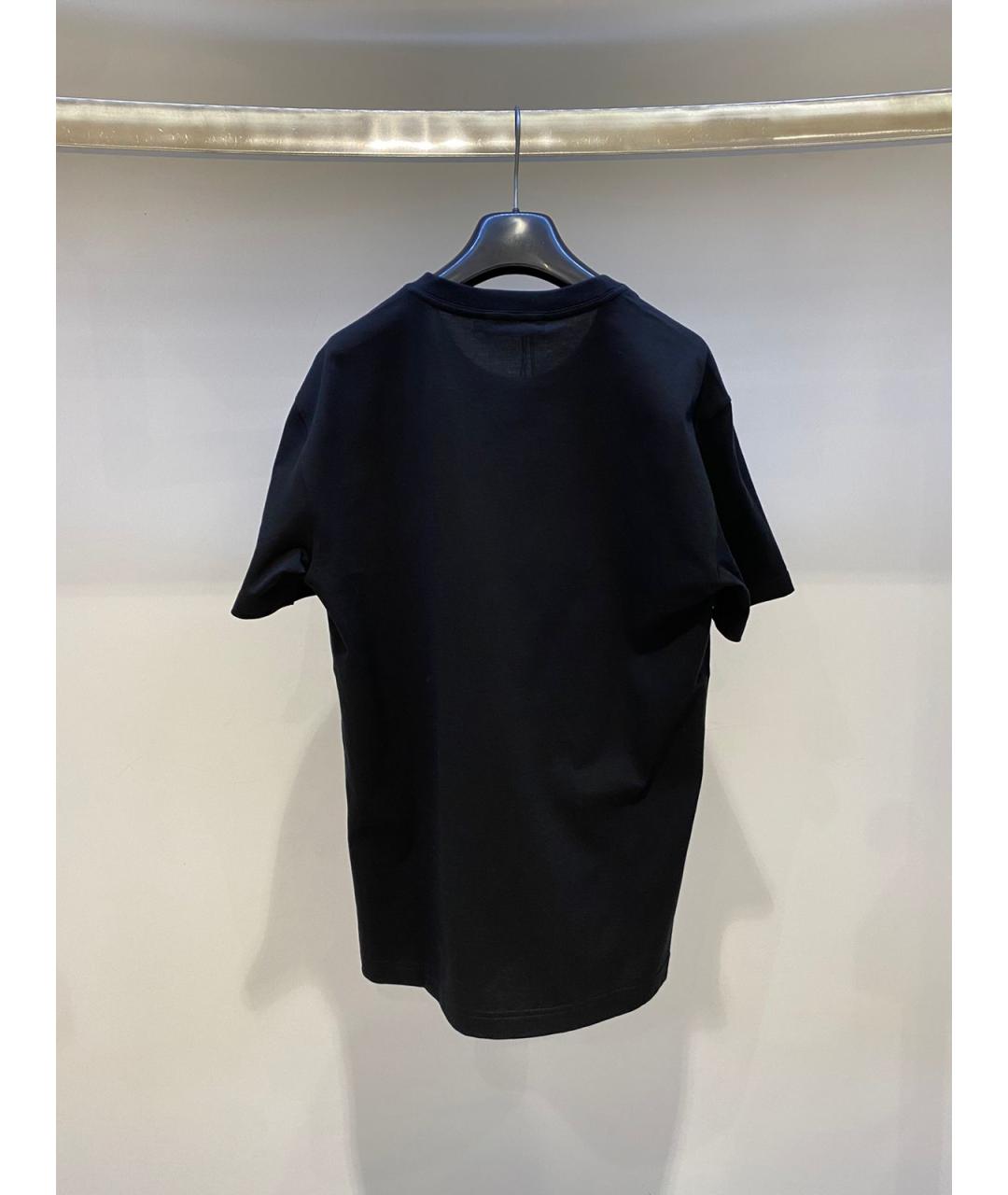 DOLCE&GABBANA Черная хлопковая футболка, фото 4
