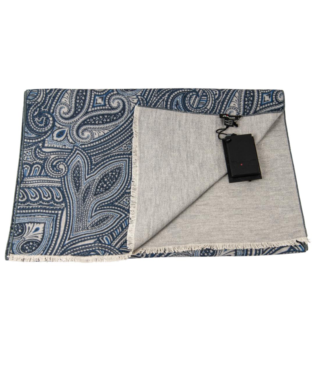 KITON Мульти шелковый шарф, фото 3