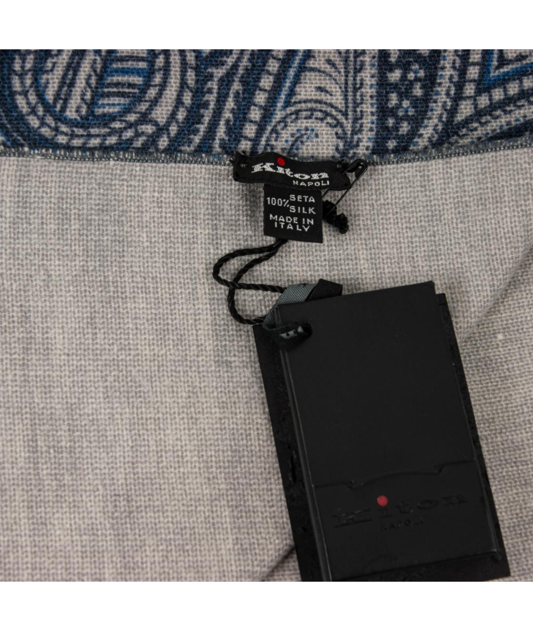 KITON Мульти шелковый шарф, фото 4