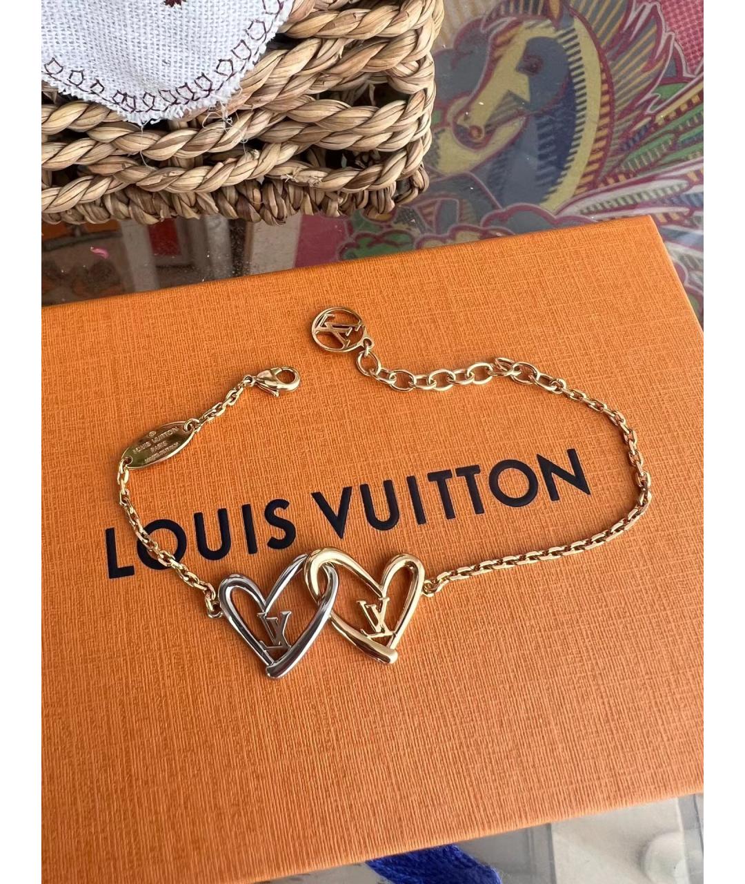 LOUIS VUITTON Золотой браслет, фото 5