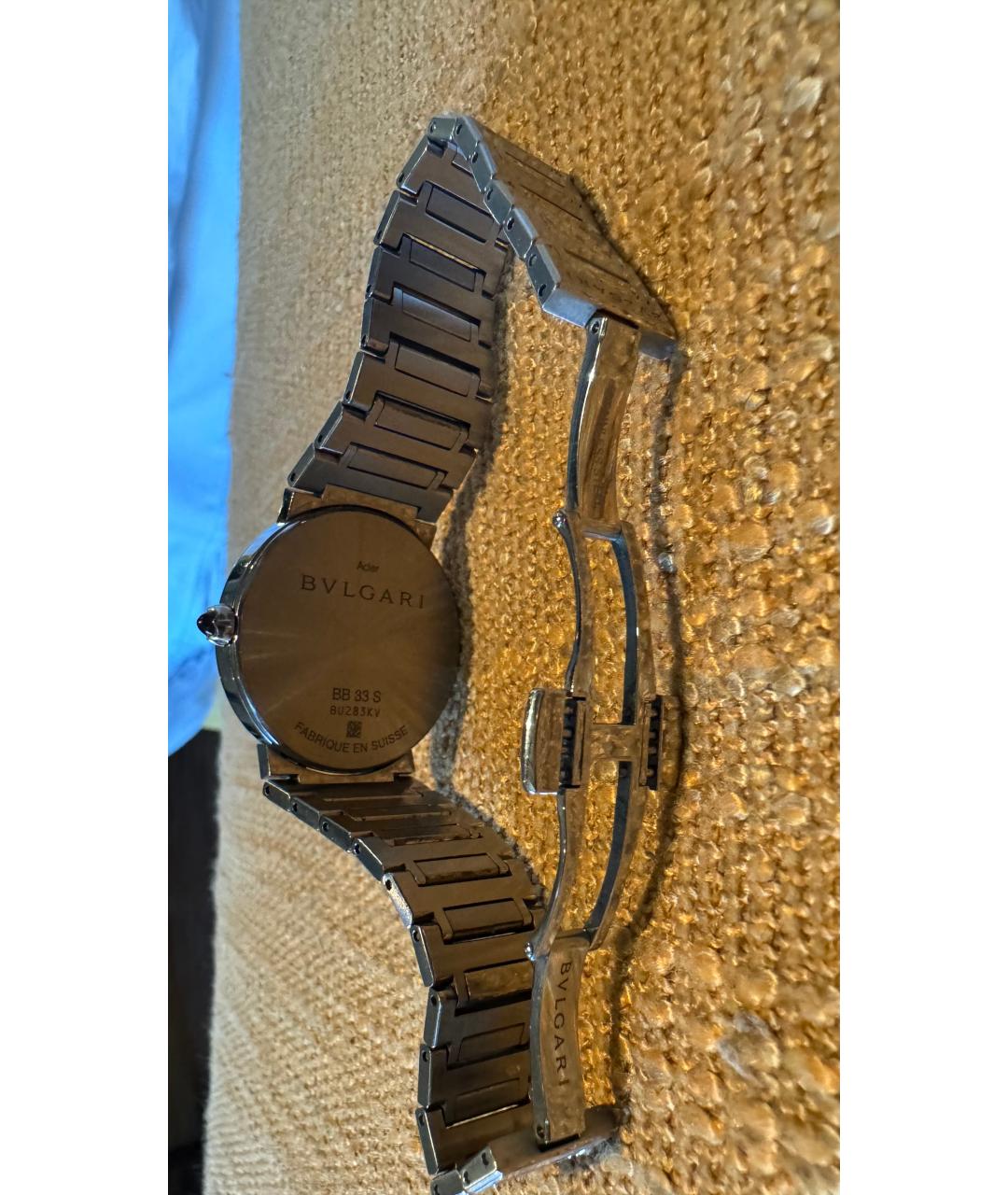 BVLGARI Серебряные металлические часы, фото 2