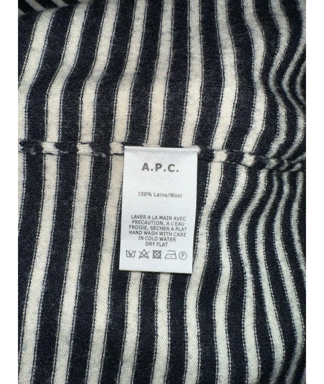 A.P.C. Белое шерстяное повседневное платье, фото 5