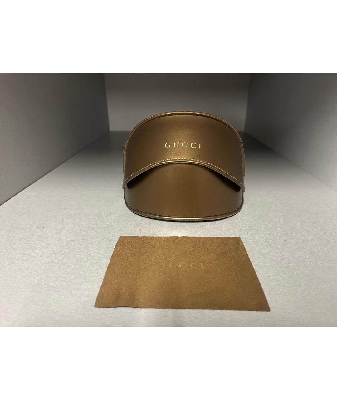 GUCCI Черные пластиковые солнцезащитные очки, фото 4