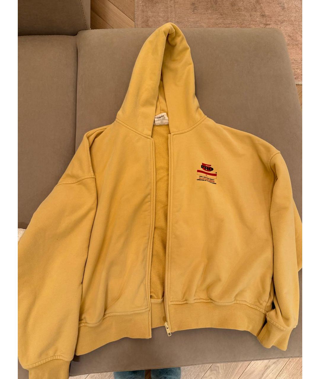 PLANTA ROSA Горчичный хлопковый спортивные костюмы, фото 7