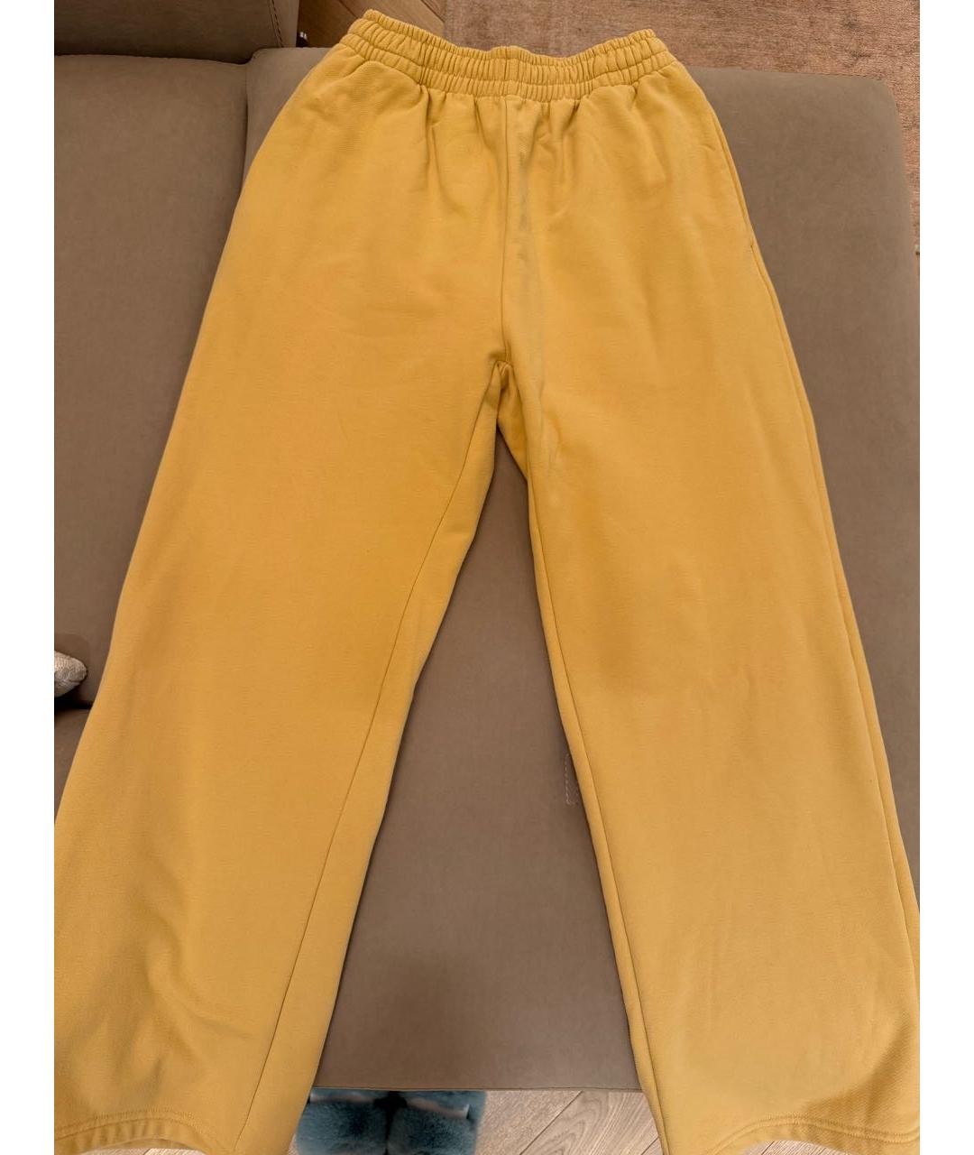 PLANTA ROSA Горчичный хлопковый спортивные костюмы, фото 2