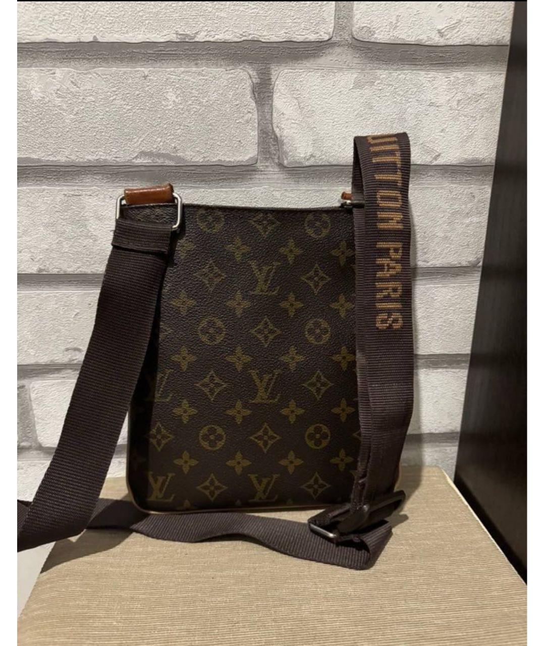 LOUIS VUITTON Коричневая сумка на плечо, фото 2