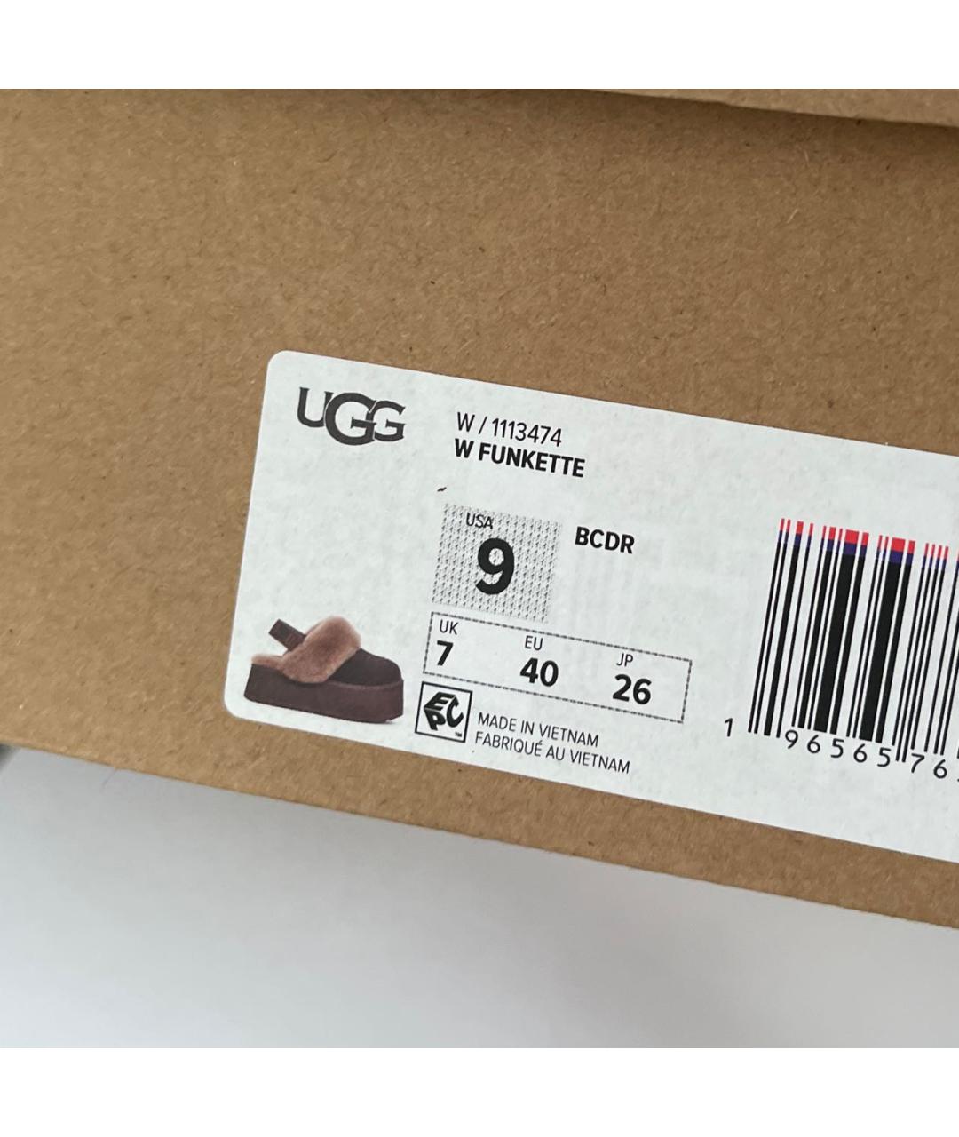 UGG AUSTRALIA Коричневые сандалии, фото 6