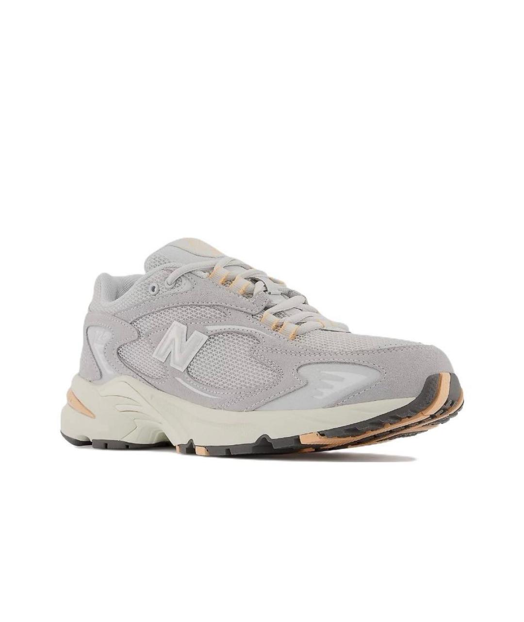 NEW BALANCE Серые замшевые кроссовки, фото 3