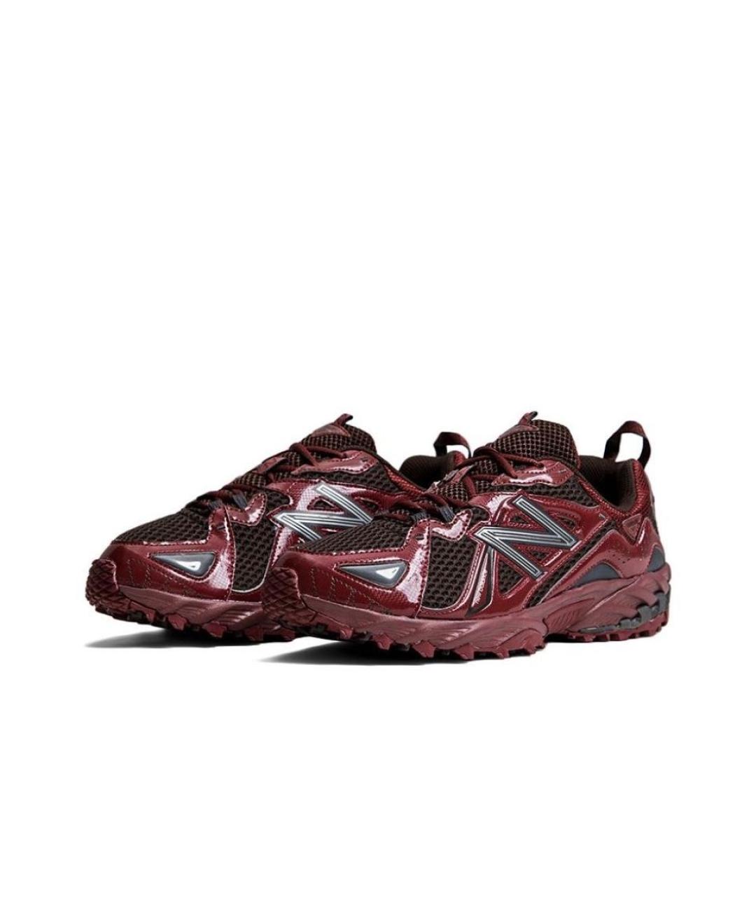 NEW BALANCE Красные кроссовки из лакированной кожи, фото 2