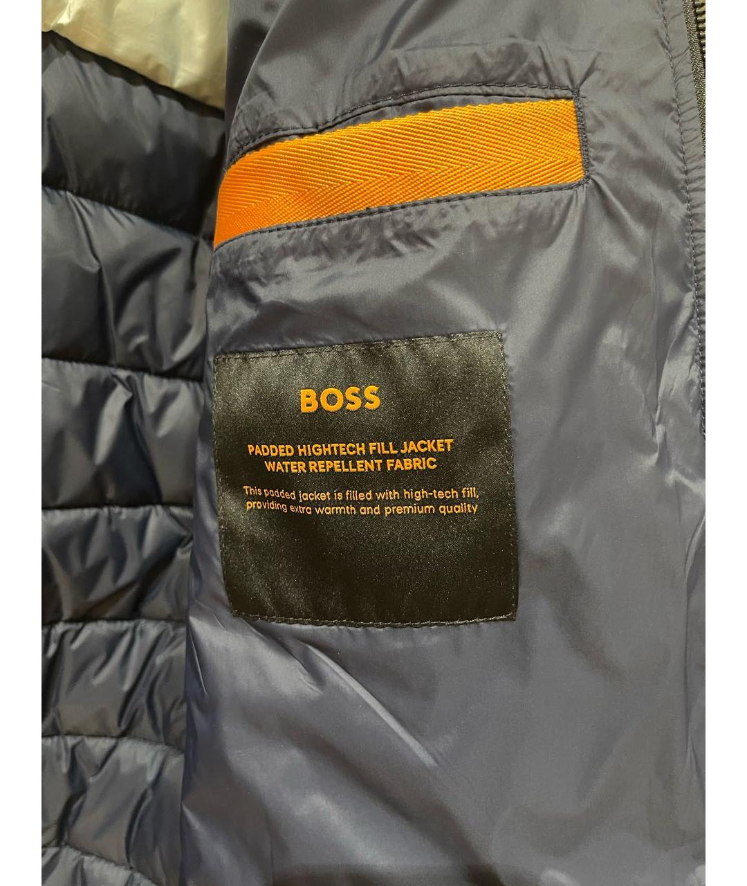 HUGO BOSS Темно-синий пуховик, фото 7