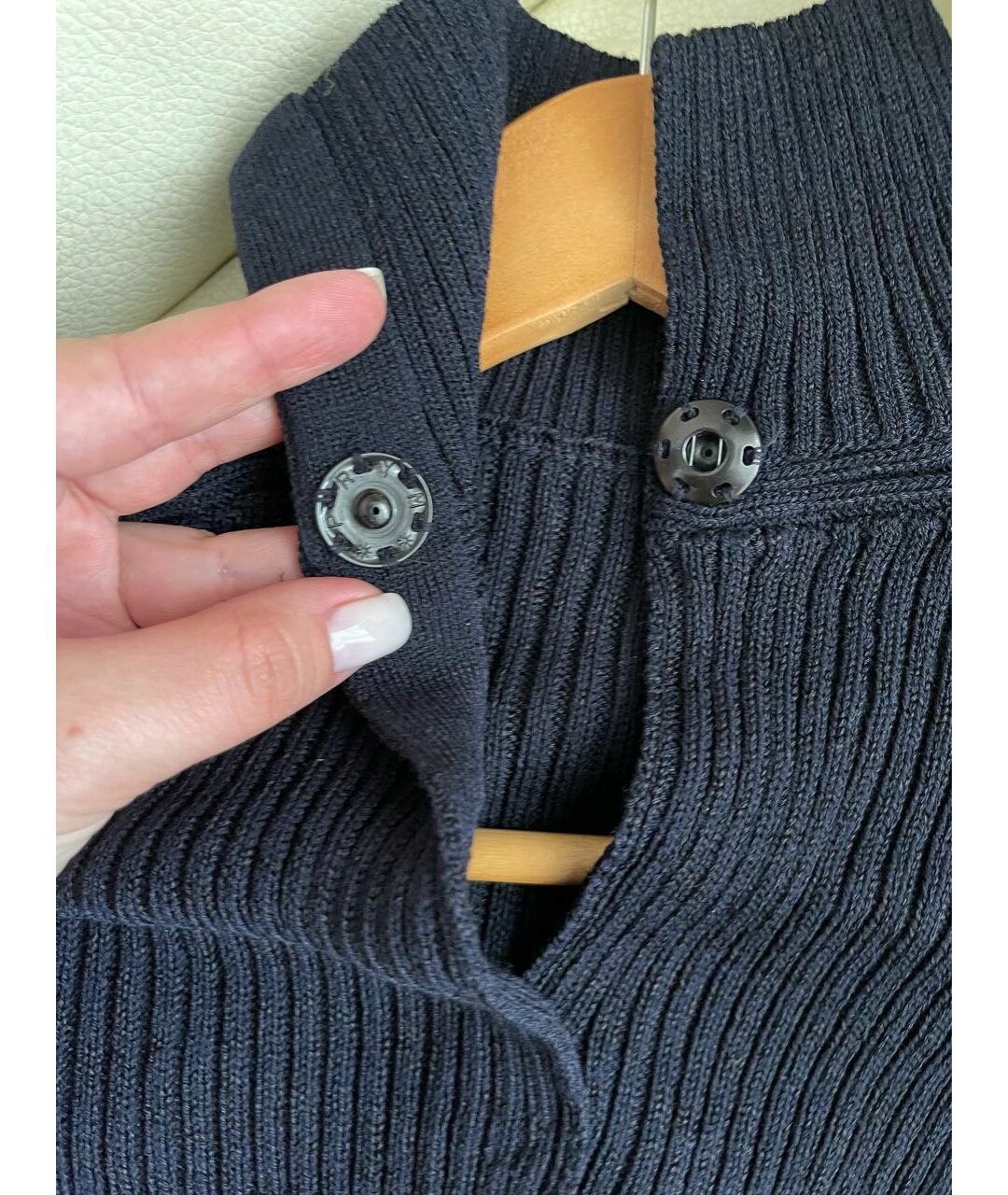MARNI Темно-синий джемпер / свитер, фото 3