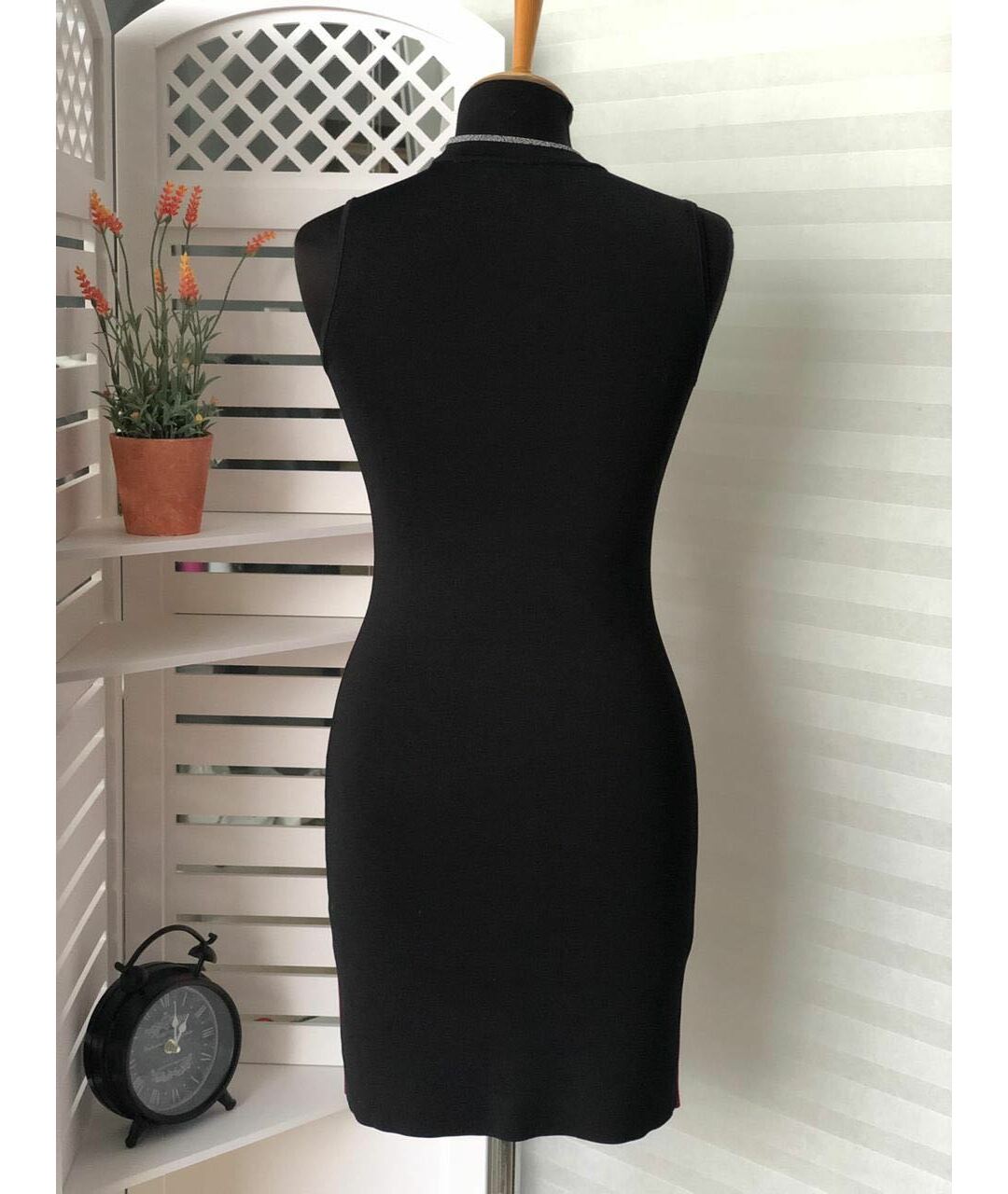 RAG&BONE Бордовое вискозное повседневное платье, фото 2