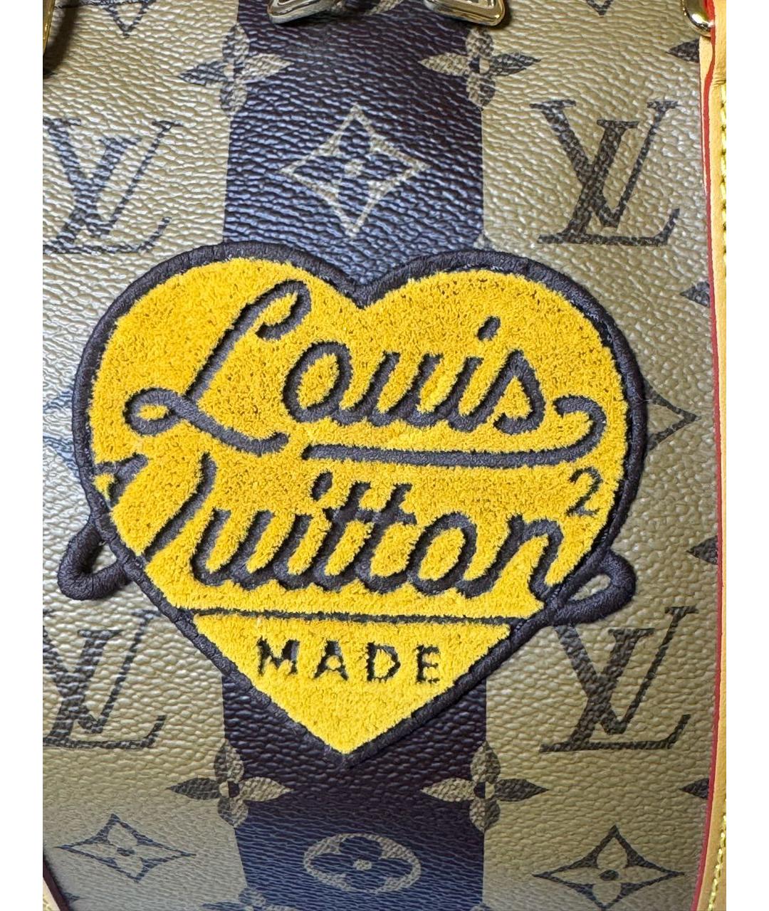 LOUIS VUITTON Коричневая дорожная/спортивная сумка, фото 6