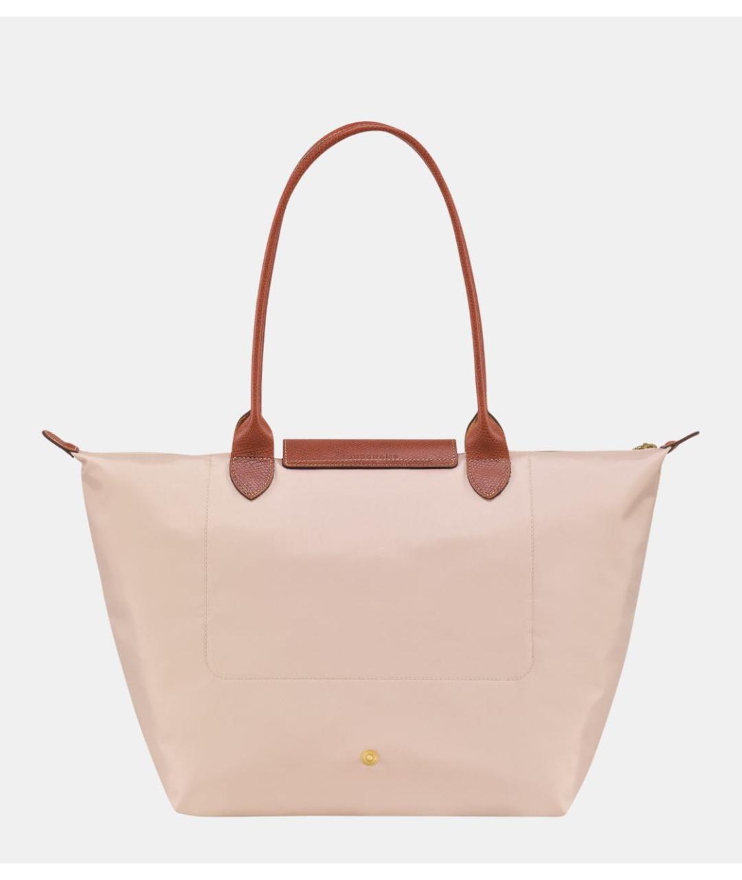 LONGCHAMP Бежевая тканевая сумка тоут, фото 3