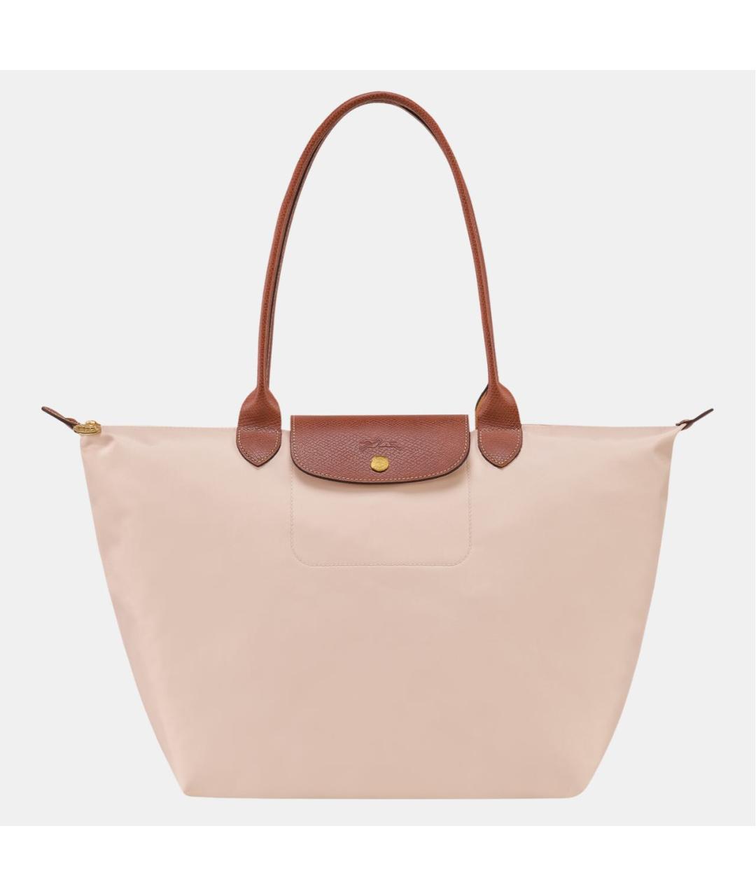 LONGCHAMP Бежевая тканевая сумка тоут, фото 6