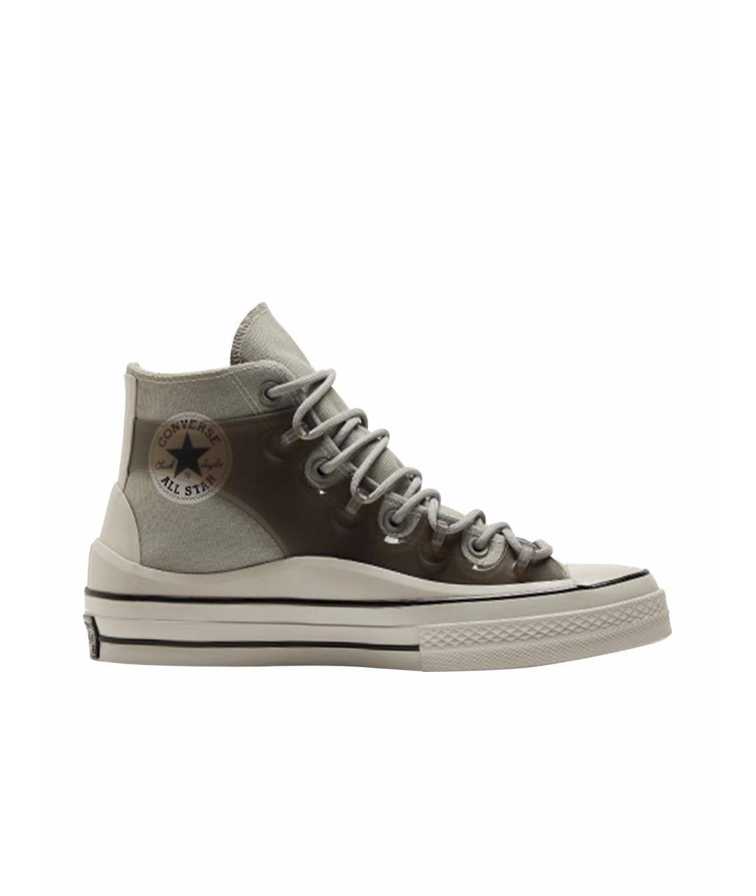 CONVERSE Серые текстильные кеды, фото 1